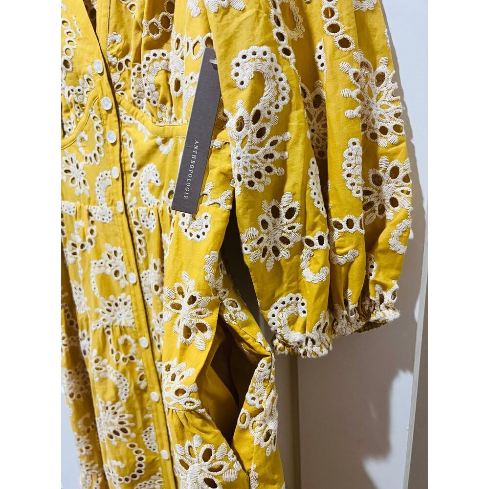 NWT❤️Anthro Shoshanna Sicily Eyelet Maxi Dress sz12 - Picture 7 of 11